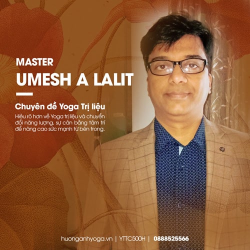 Yoga trị liệu - Master Umesh umesh A Lalit