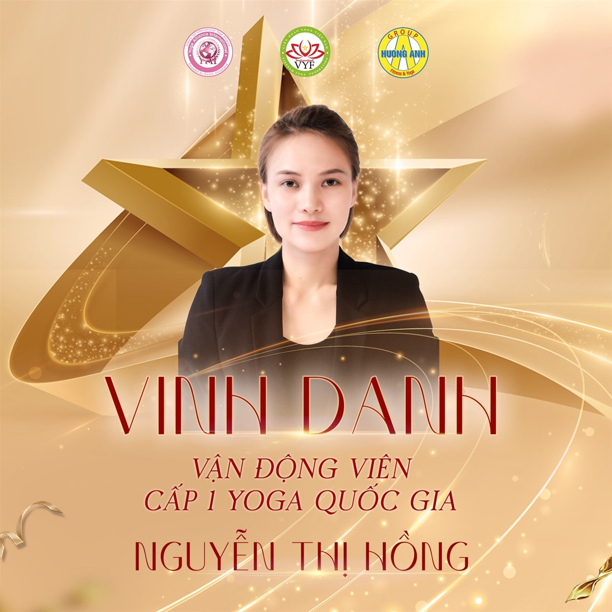 VĐV Yoga cấp 1 Nguyễn Thị Hồng
