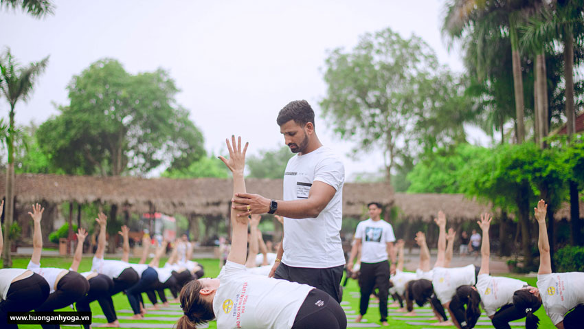 outdoor yoga khóa đào tạo giáo viên yoga